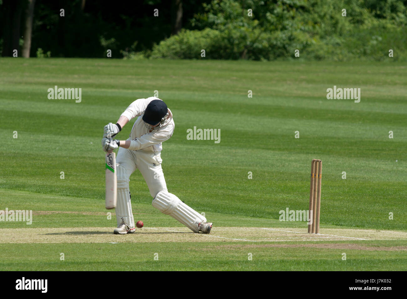 University sport, UK - men`s cricket Stock Photo
